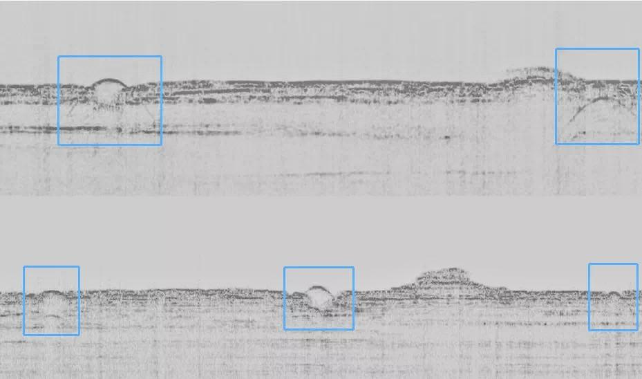 GeoScope100参量阵浅剖60-80cm直径管道探测实例